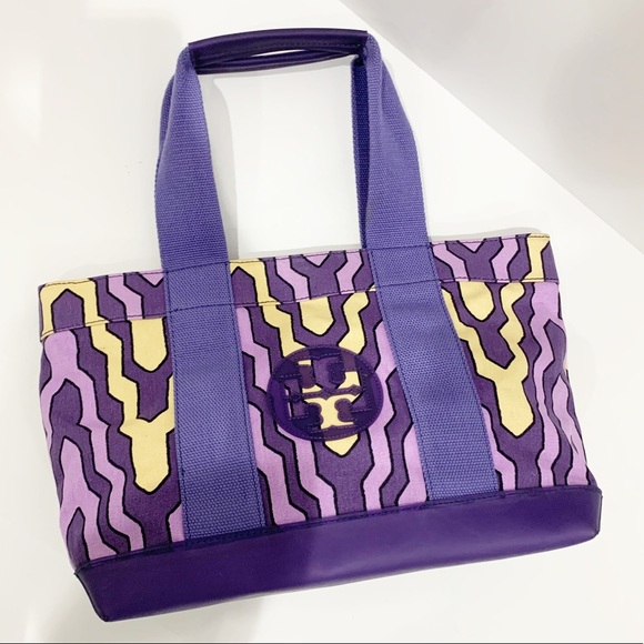 Tory Burch Handbags - Tory Burch canvas beach tote bag